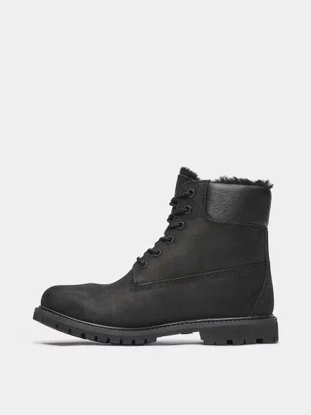 Кожаные ботинки Timberland черные