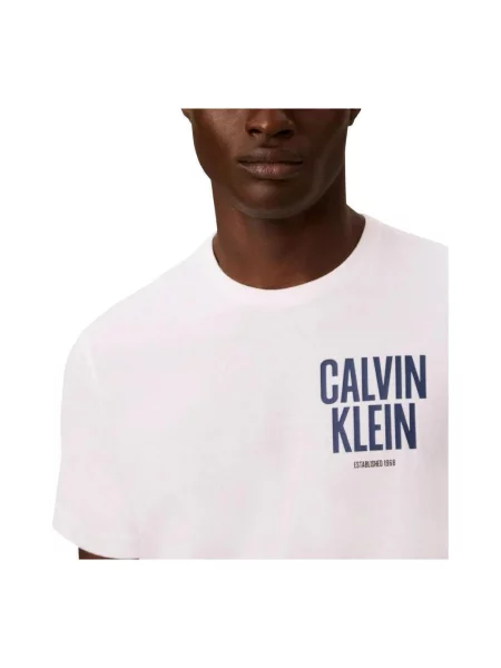 Tricou Calvin Klein Jeans alb