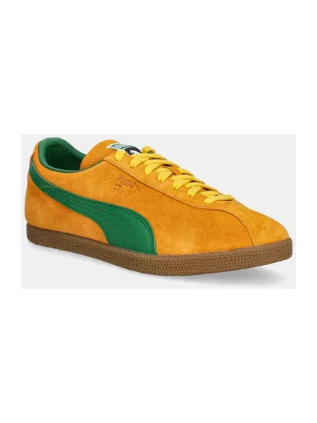 Sneakersy Puma zamszowe pomarańczowe