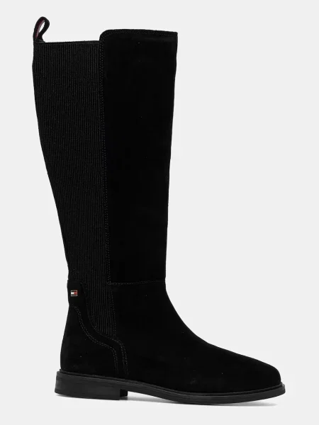 Tommy Hilfiger Cizme | piele întoarsă negru