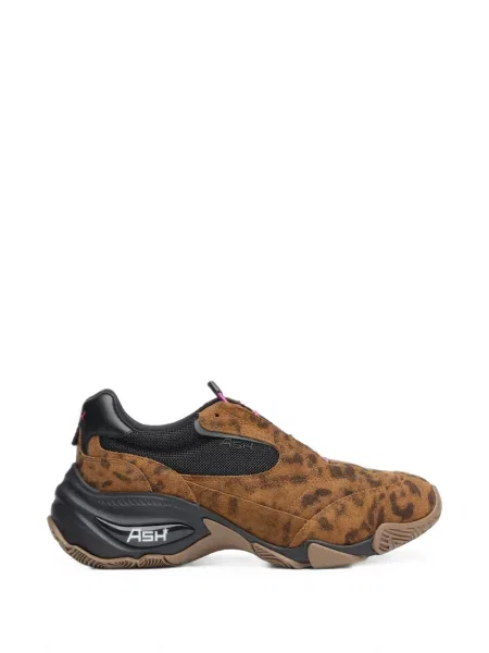 Top Ash cu imagine cu model leopard maro