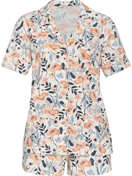 VIVANCE Pijama Dreams crem / bleumarin / deschis / rosé portocaliu