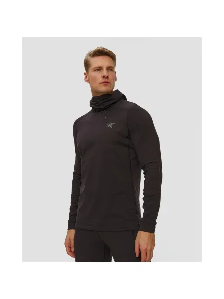 Pánska Mikina Arcteryx Rho Lt Hoody čierna