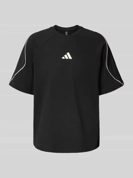 T-shirt z nadrukiem z logo Adidas Sportswear czarna