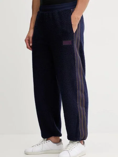 Спортивні штани Emporio Armani з аплікацією синій