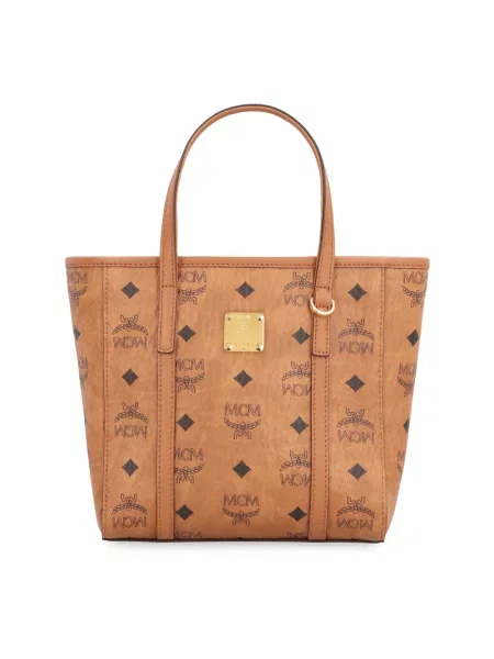 Mała mały shopperka Mcm brązowa