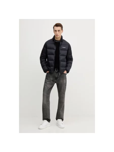 Kurtka puchowa Armani Exchange niebieska