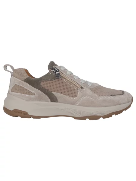 Sneakersy Waldläufer skórzane beżowe