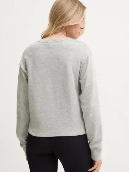 Calvin Klein Koszulka piżamowa Relaxed Crew Pullover szary