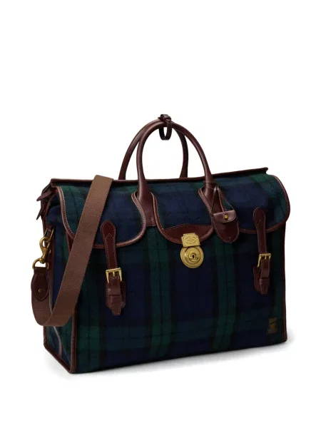 Mănuși Polo Ralph Lauren din piele de căprioară cu șireturi cu vârf închis albastru