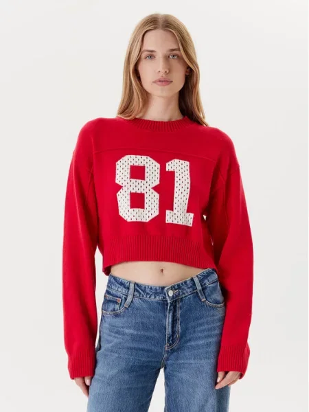 Szvetter Guess Jeans piros