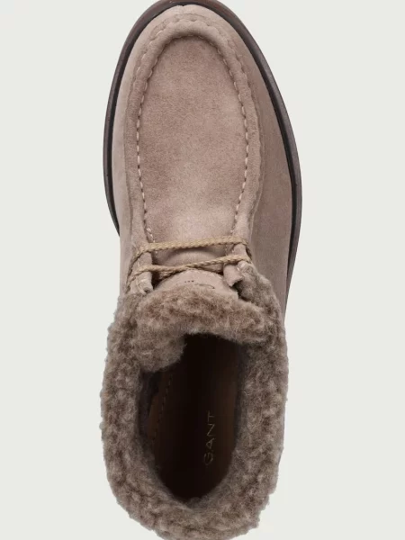 Gant боти дамски от велур Aligrey бежово