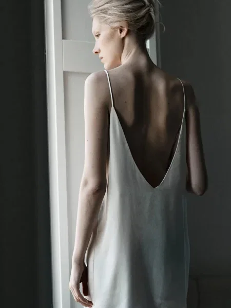 Платье мини Muuv клеш бежевое