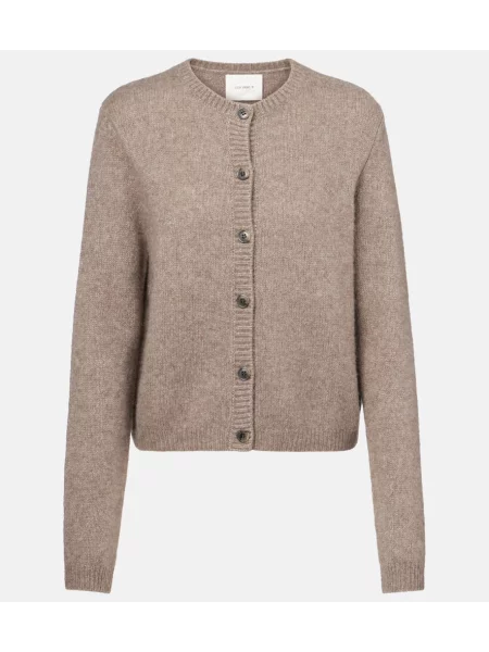 Cardigan Lisa Yang de mătase bej