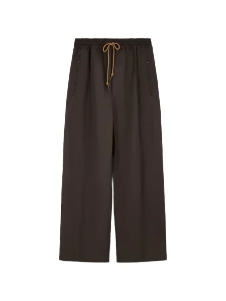Spodnie Comme Des Garcons Homme ze sznurkiem brązowe
