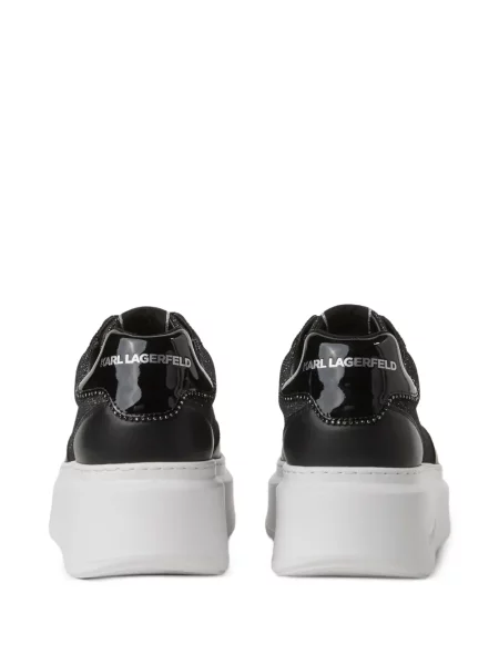 Sneakerși Karl Lagerfeld cu platformă negru