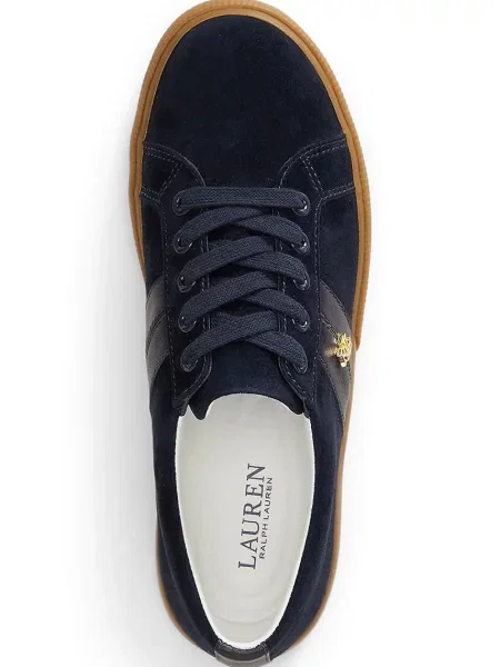 Замшевые кроссовки Lauren Ralph Lauren