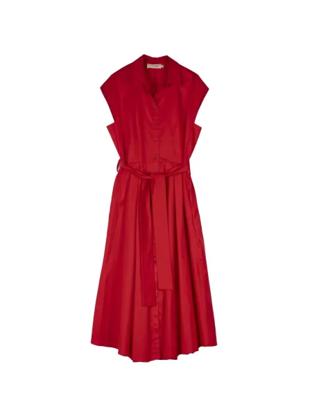 Cu centură rochie midi Moutaki roșu