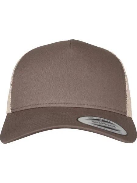 Retro kapa s šiltom Flexfit rjava