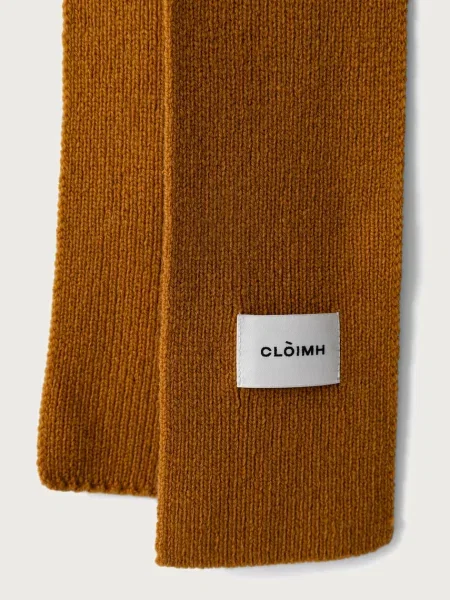 Cloimh шал дамски от вълна кафяво