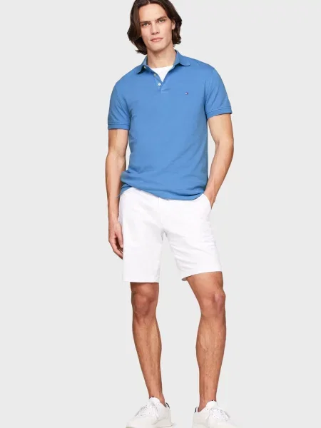 Поло Tommy Hilfiger голубое