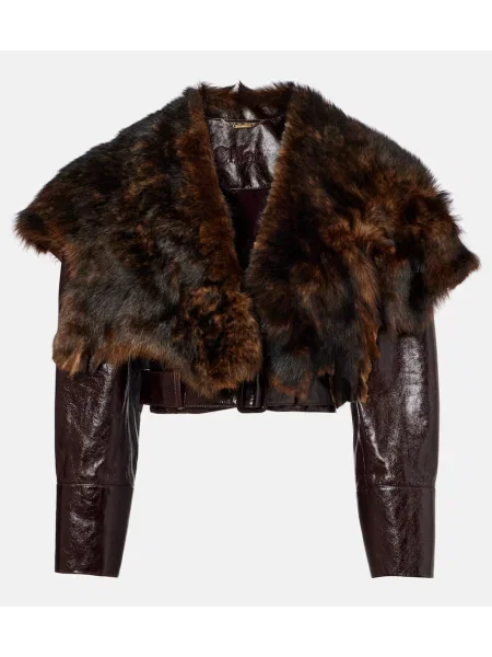 Cropp geanta de piele Chloé bordo