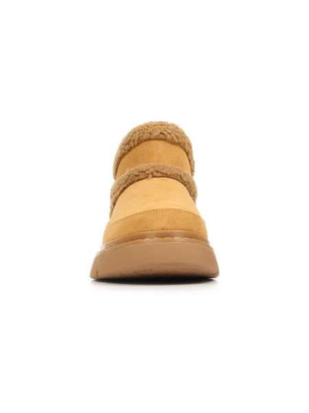 Kotníkové boty Skechers hnědé