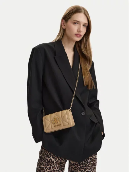 Love Moschino portfel beżowy