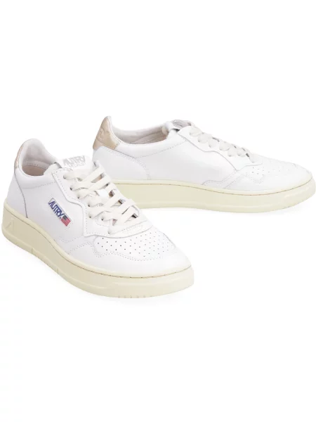 AUTRY sneakersy skórzane Medalist Low białe