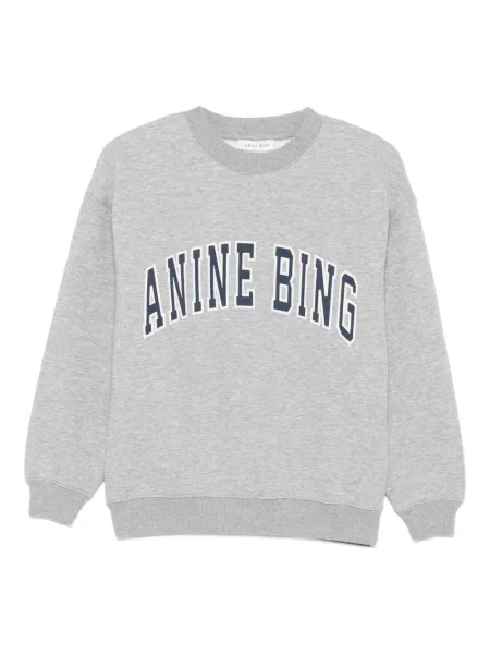 Bluza Anine Bing z nadrukiem szara