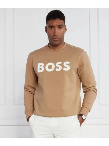 BOSS BLACK Pulóver Soleri 02 fekete