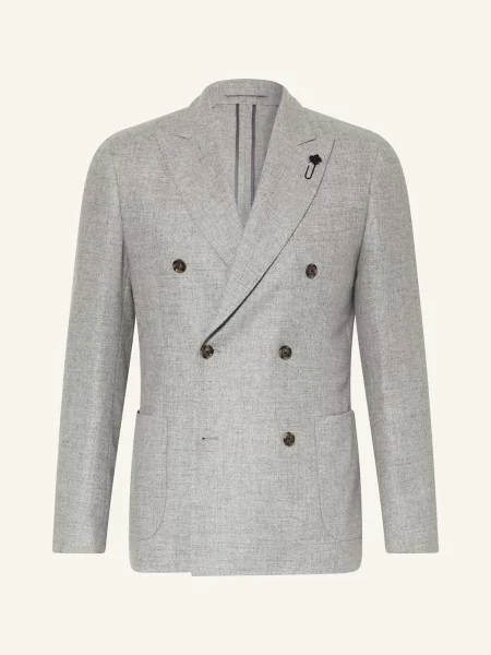 Lardini Sako Extra Slim Fit světle šedá