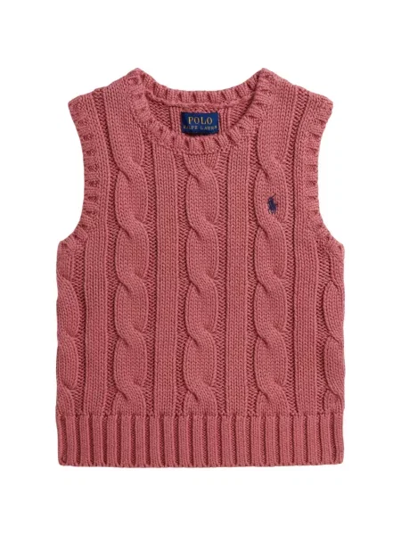 Kamizelka dziecięca Polo Ralph Lauren różowa