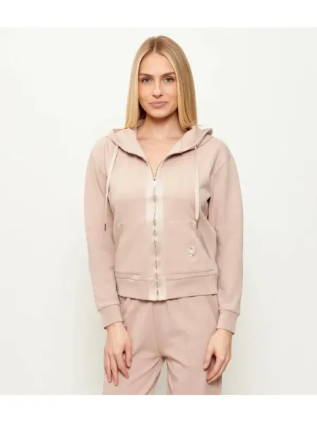 BOSS bluză lounge Shiny B Jacket H. bej