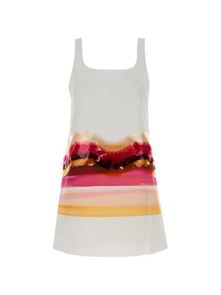 Rochie mini Fendi cu paiete alb