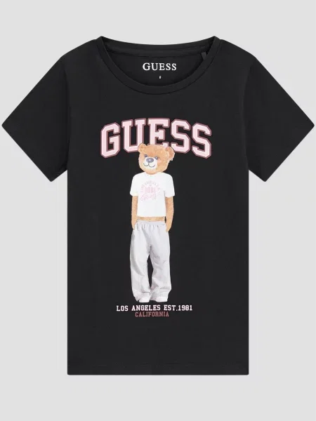 Дитяча Футболка GUESS Kids чорний