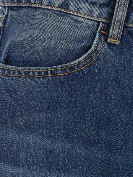 Blugi cu picior larg Icon Denim albastru