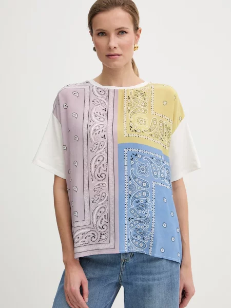 Weekend Max Mara tricou de damă PAMPAS albastru