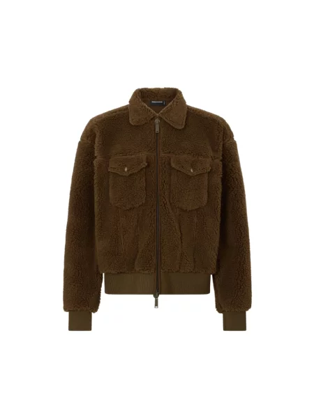 Lekka kurtka Dsquared2 brązowa