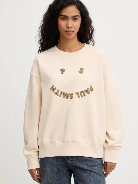 PS Paul Smith hanorac de cu imprimeu bej