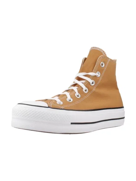 Sneakersy Converse Chuck Taylor All Star na platformie pomarańczowe