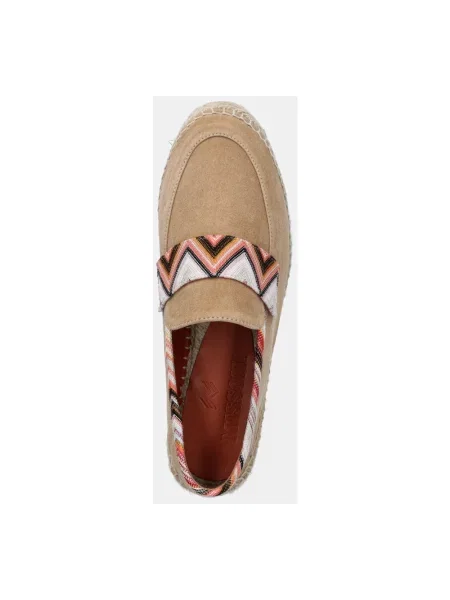 Missoni espadryle zamszowe Amelia beżowy