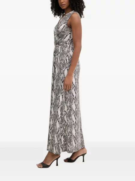 Rochie maxi Morgan cu imagine cu model piele de șarpe