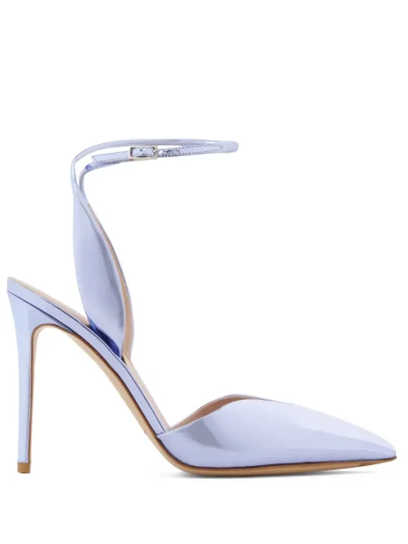 Pantofi cu toc Giorgio Armani din piele albastru