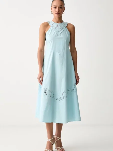 Twinset rochie de vară din albastru
