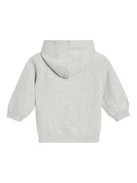 Bluza z kapturem dziecięca Brunello Cucinelli szara
