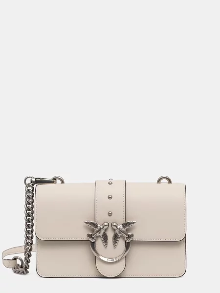 Geanta crossbody Pinko din piele bej