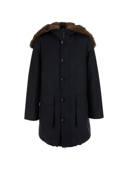 Reversibil palton de blană Valentini 1972 cu blană negru