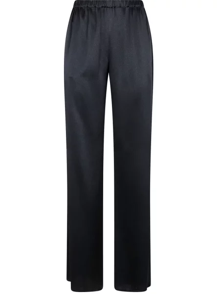 Pantaloni Antonelli din satin albastru