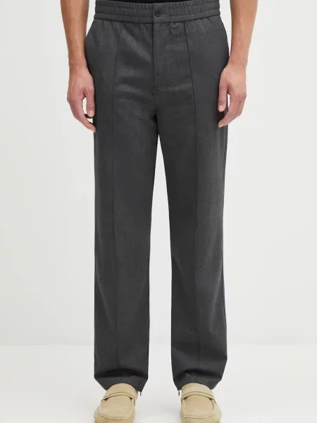 Filling Pieces pantaloni de lână Coach Twill Wool